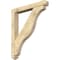 Ekena Millwork Funston Arts and Crafts Rough Sawn Bracket w/ Offset Brace, Douglas Fir, 6"W x 42"D x 48"H BKT0604X42X48FST03RDF - alternate 1